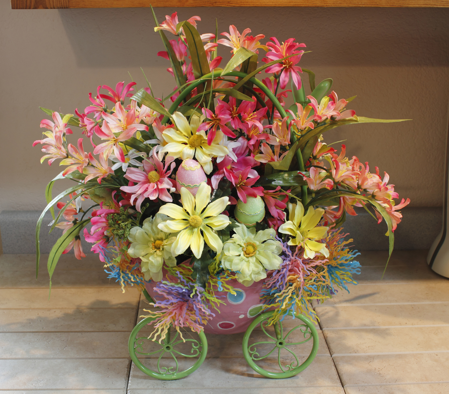 Easter Eggshell Cart